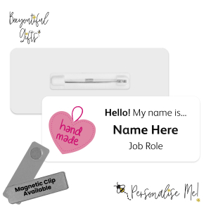 Name Badge - Bright Craft Supplies - Handmade