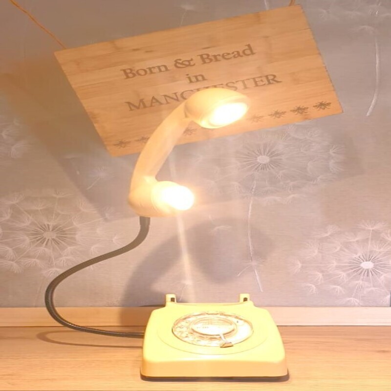 Rotary Dial Telephones Vintage Cream Lamp 1970s GPO 746 Models