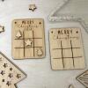 Merry Christmas Favour Game / Noughts and Crosses / Table Favours / Table Decoration / Mini Games - Yes Please