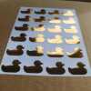 Rubber Duck Golden Stickers - 2