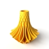 The Kiva Vase, Modern and Unique Home Decor for Dried and Preserved Flower Arrangement - Black