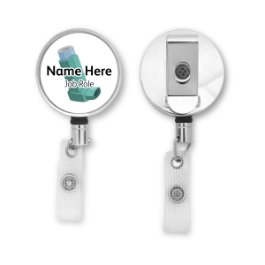 Personalised Metal ID Reel - Inhaler