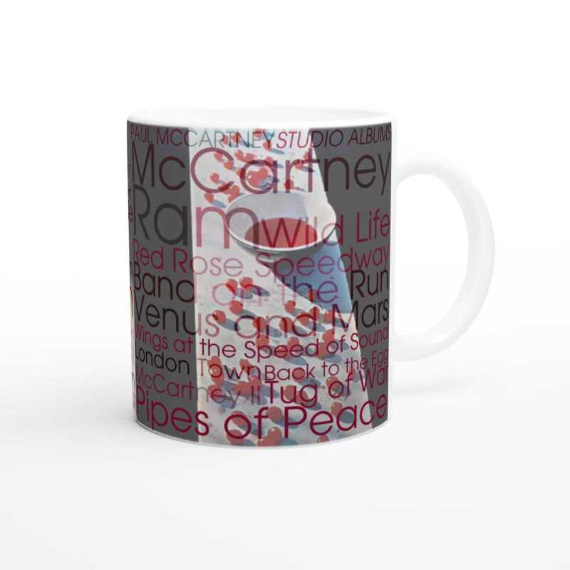 Paul McCartney Wings Studio Album Mug