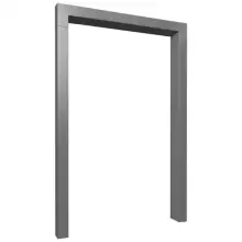 Aluminium Door Pods 1200×2100 Door Kit - Mill (Unfinished) - 100mm - Slimline