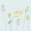 Field Mice & Grass Greeting Card