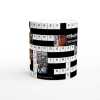 Motown Artists Crossword Mug - Ceramic White