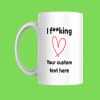 Funny Customised Mug - Personalised for Him or for Her - Love Mug - Gift Ideas for Christmas, Birthday, or for yourself - Customisable Front