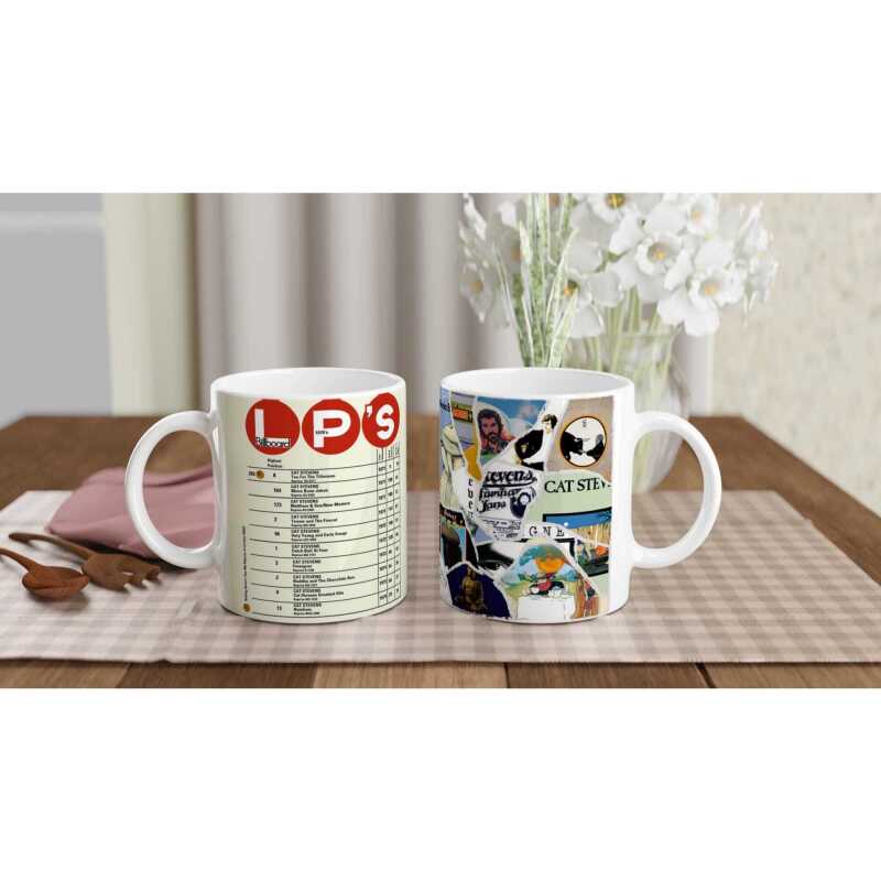 Cat Stevens Inspired Anthology of First Ten Albums USA Style Mug
