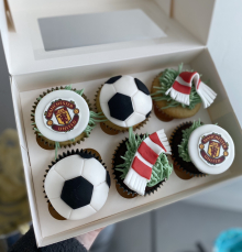 Football Themed Cupcakes