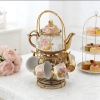 Elegant 20-Piece European Ceramic Tea & Coffee Set