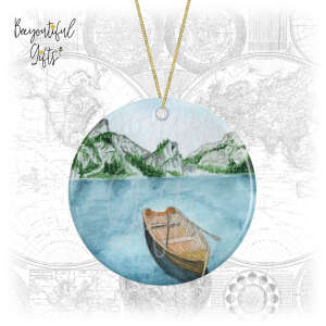 Travel Ceramic Decoration - Watercolour Rowing Boat