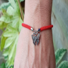 Red kids bracelet with a Butterfly Charm