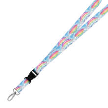 Double Breakaway Lanyard - Rainbow In The Clouds