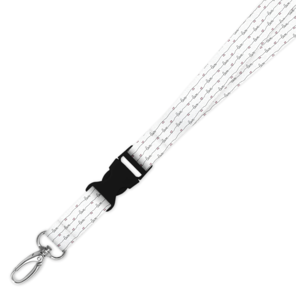 Double Breakaway Lanyard - Handwritten Love