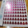 100 Heart Stickers - 1 - Pink