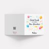 Personalised Good Luck Card &ndash; Good Luck In Your New Adventure &ndash; Leaving Card, New Job Card, Farewell Colleague Gift UK - Smooth No Message - Kraft Brown