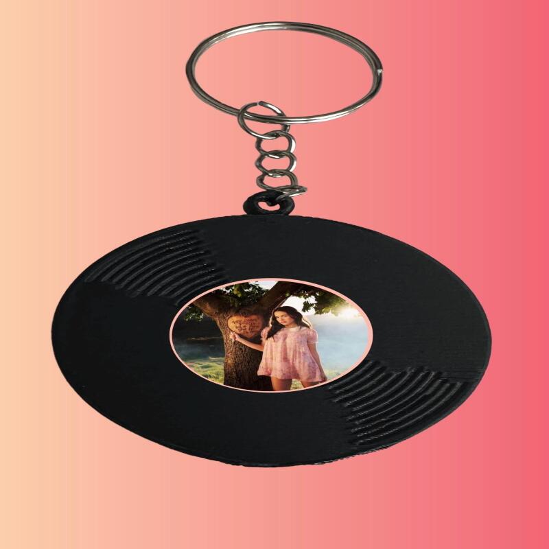Olivia Rodrigo Vinyl Keyrings / Keychains - The Cure - You Seem Pretty Sad