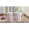 Star Tile Pattern Mug - Ceramic White