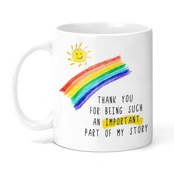 Teacher Ceramic Mug - Thank You For Being An Important Part of My Story