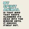 Spirit Animal - funny birthday card