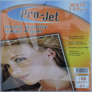A4 130gsm Projet Inkjet Paper
