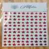 Red Glitter Star Stickers