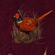 GAME BIRDS - BURGUNDY