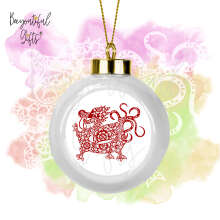 Ceramic Chinese New Year Bauble - Zentangle Chinese New Year Animal