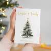 Christmas Card For Daughter and Family Card Xmas Card for Daughter Christmas Card for Loved One Daughter Family Card Christmas Tree Card - Large (5x7) / Blank Message