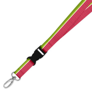 Double Breakaway Lanyard - Watermelon Slice