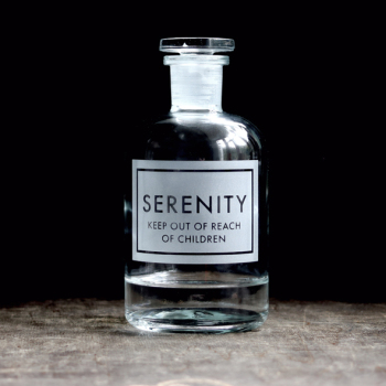 Holy Mackerel serenity retro themed blank greeting card for him or her - designed by Andy Poplar - 15cm square and blank inside for your message