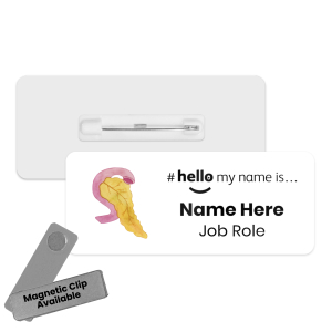 Name Badge - Watercolour Organs Hello My Name is... - Pancreas
