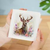 Postcard Prints - Notelet Card of a Stag For Anyone Any Occasion Card For Her or For Him Card For Birthday or Easter Card Thank You Card