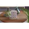Star Tile Pattern Mug - Ceramic White