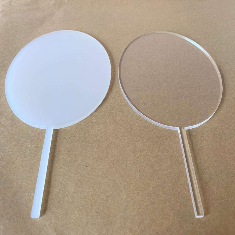 Clear Acrylic Circle Cake Topper/ Blank Cake Topper / Circle Cake Topper /  Acrylic Blanks / Cake Topper / 3mm Cake Topper - 50mm