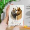 Anniversary Card For Wife Card for Anniversary Card For Husband Cute Bears Anniversary Card For Boyfriend or Girlfriend - Large (5x7) / Blank Message