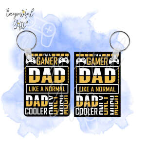 Father's Day Key Ring - I'm A Gamer Dad