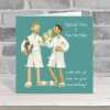 Anniversary card (son and son-in-law) - designed by Erica Sturla - 15cm square and blank inside, made in the UK