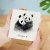 Anniversary Card For Wife Anniversary Card For Husband Boyfriend or Girlfriend Anniversary Card For Him or Her Panda Love - Square (5.5x5.5) / Blank Inside