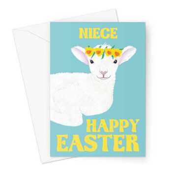 Niece Easter Lamb Card