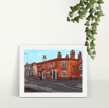 The White Horse Irlam - A4 Print - Mounted