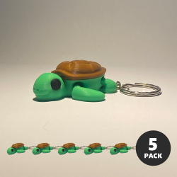 Baby Turtle Keyring Pack (x5)