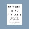 Printed Menu Event for Boy Personalised with Initial and Courses | Teddy Bear | Party, Birthday, Baby Shower, Baptism, Communion - Squared - Sample (not custom)