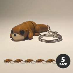 Baby Otter Keyring Pack (x5)