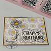 Happy Sunflower Birthday Card just for them