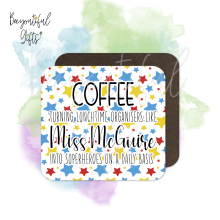 Personalised Lunchtime Organiser Coaster - Turning Lunchtime Organisers Into Superheroes