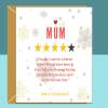 Funny Mum Christmas Card - Personalised - For Mother this Xmas - Cheeky Card - Advent - For Her - Customised - Blank inside - Large