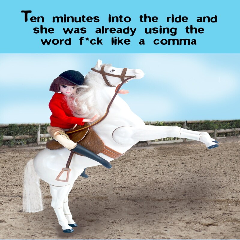 Doll Card | Funny card for her | funny card friend | horse card