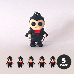Tiny Dracula Keyring Pack (x5)