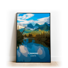 Canmore - Alberta - High Gloss Print - A4 - Standard